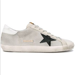 Golden goose white chord sneakers size 6/ 36